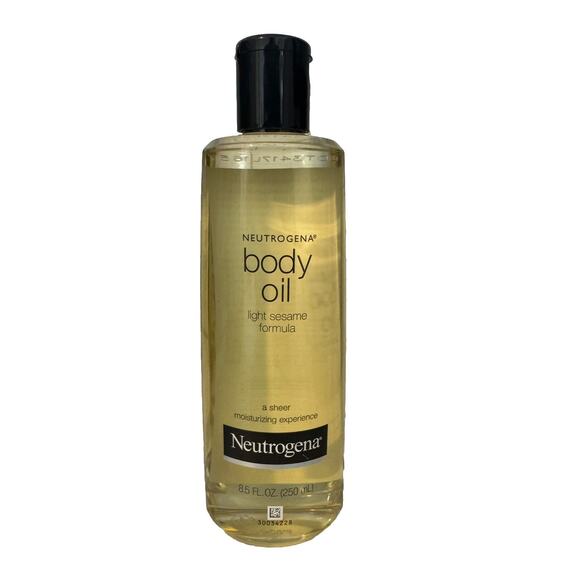 Neutrogena Body Oil, Light Sesame Formula Fragrance Free 8.5 fl oz (250 ml) - Picture 1 of 4